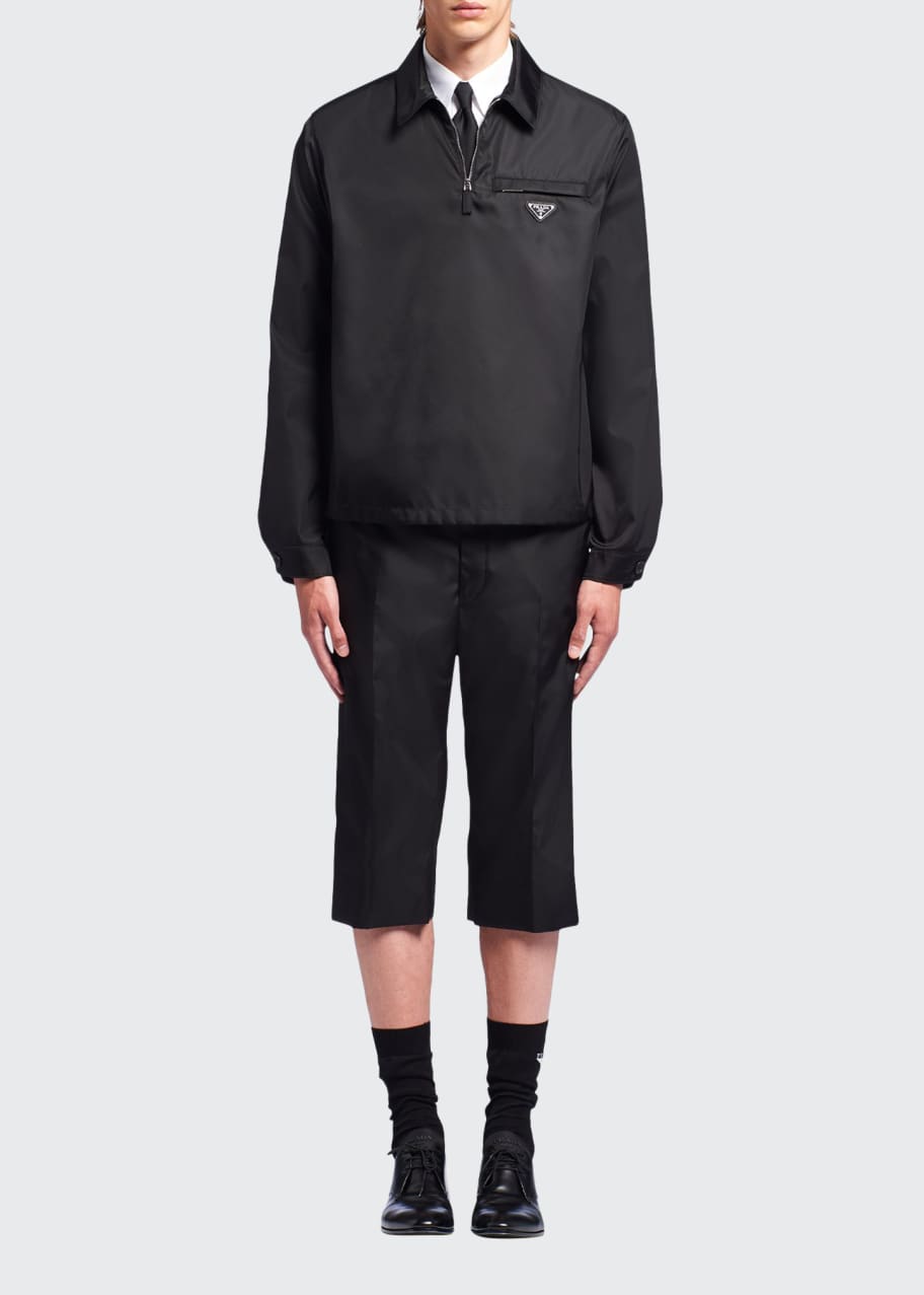 Prada half zip jacket top