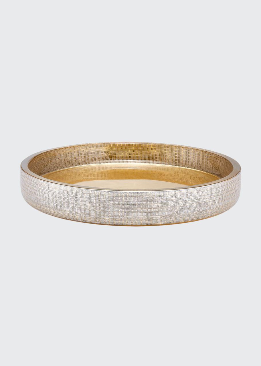 Labrazel Woven Silver/Gold Tray - Bergdorf Goodman