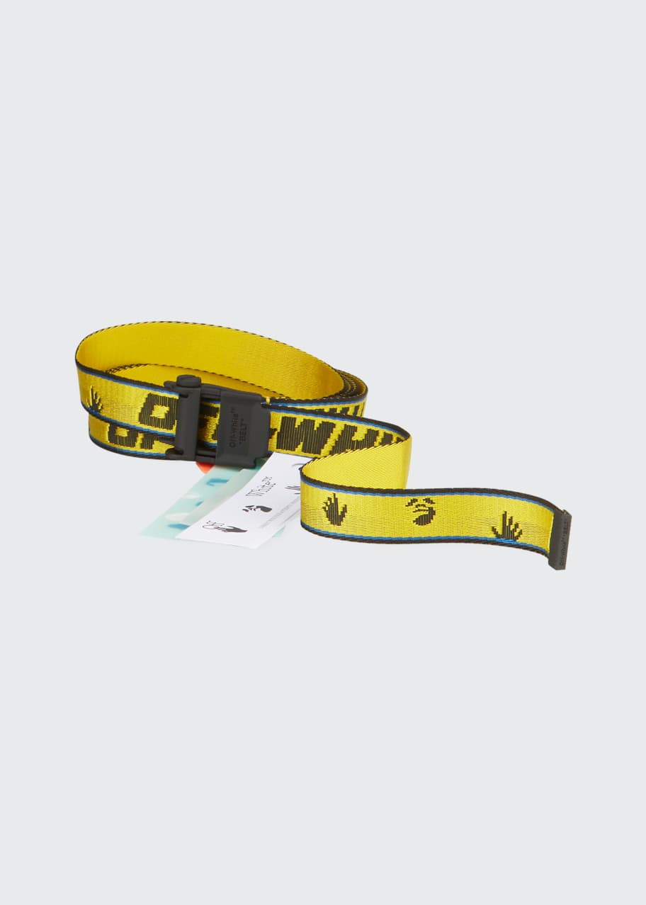 Mini Industrial belt in yellow - Off White