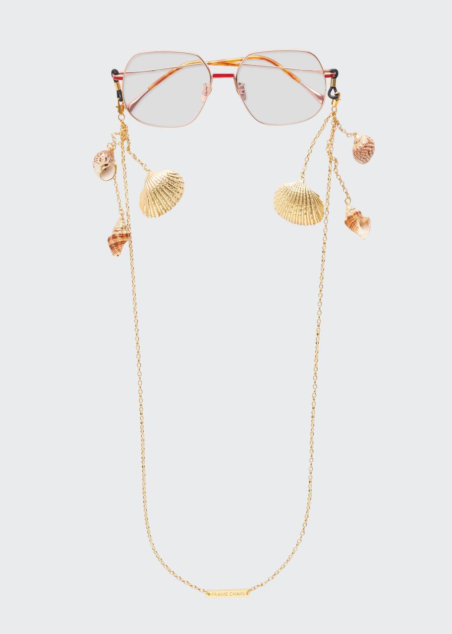 FRAME CHAIN Shellie Conch Chain with Shells, 26