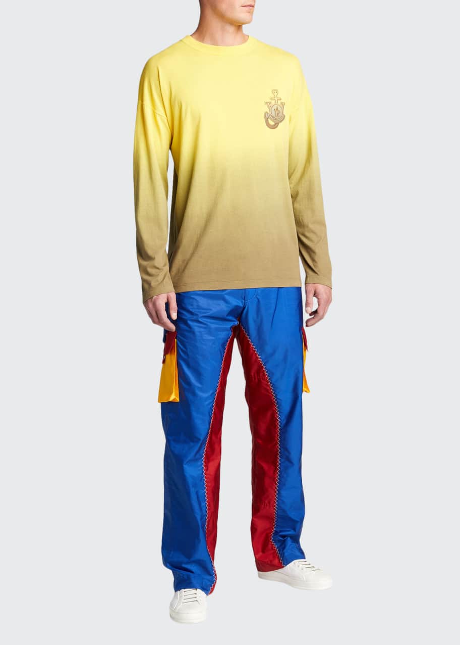 Moncler Genius 1 Moncler JW Anderson Ombre Logo-Patch T-Shirt