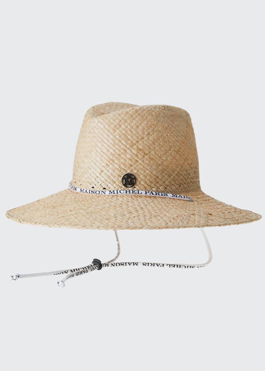 Maison Michel Kate Drawstring Straw Hat - Bergdorf Goodman