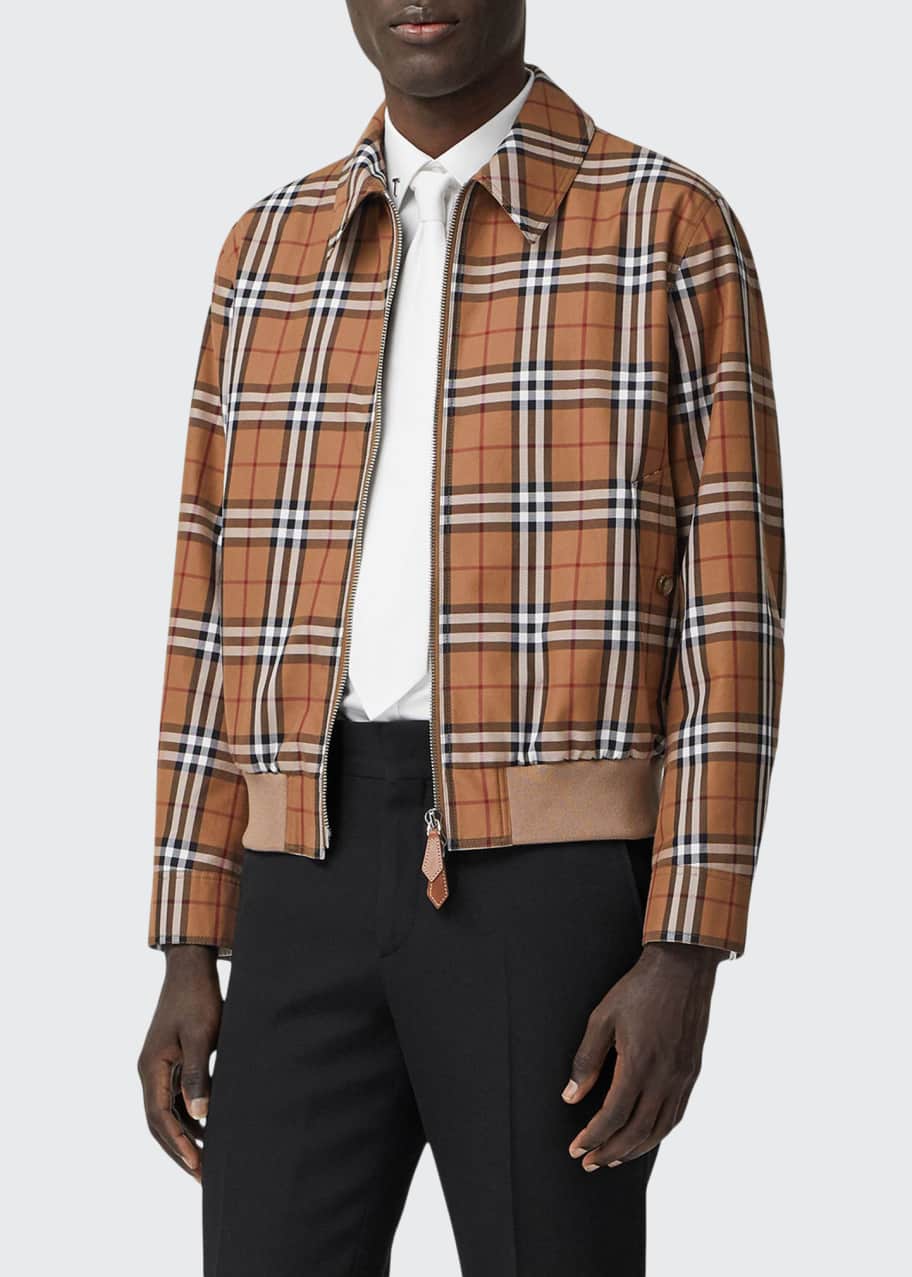 Burberry jacket plaid clearance
