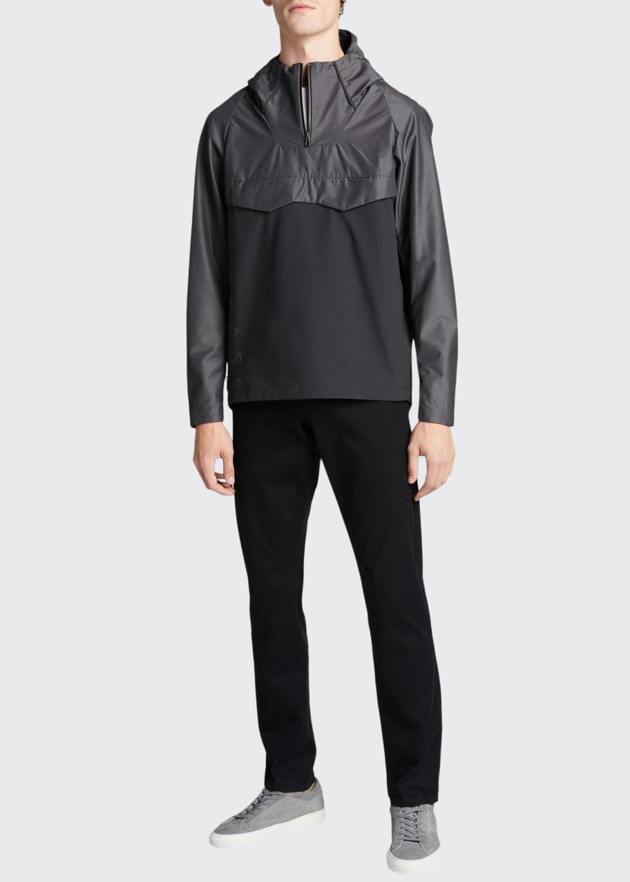 SEASE シーズ プルオーバーフーデットパーカー BACK FLIP M Sease Men's Back Flip Mixed-Media Pullover Hoodie - Bergdorf Goodman