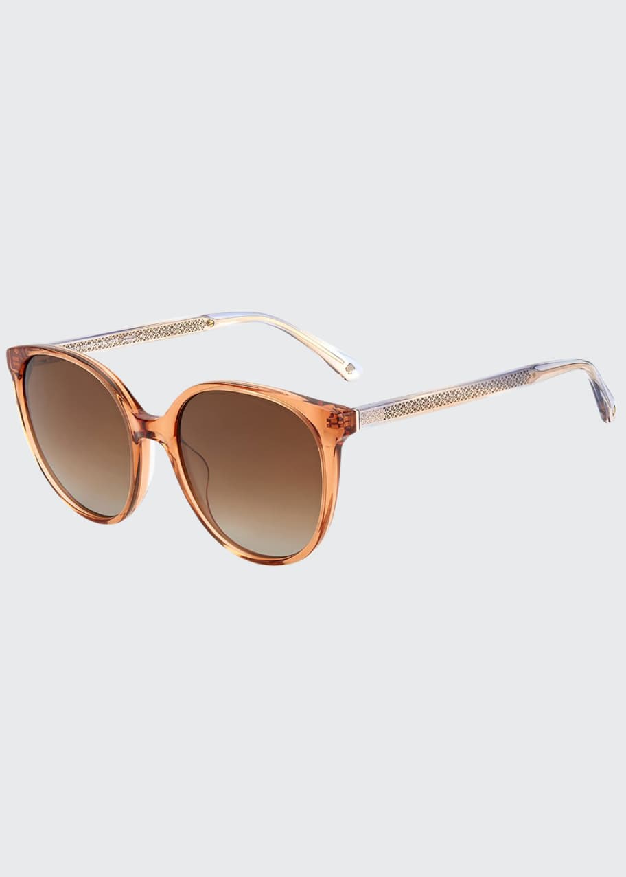 kate spade new york kimberlyn oversized round acetate sunglasses