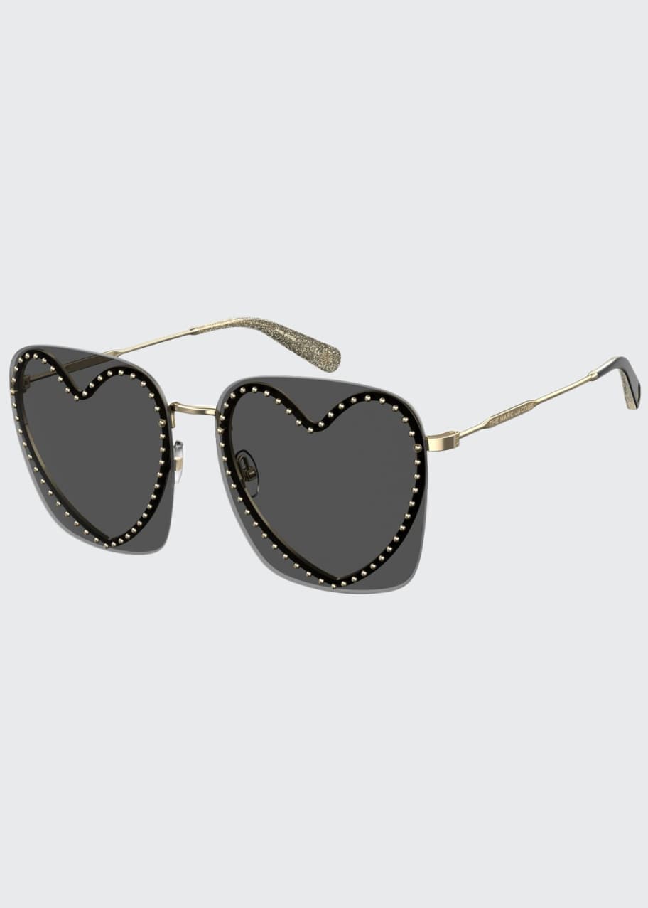 Marc jacobs rimless aviator sunglasses best sale