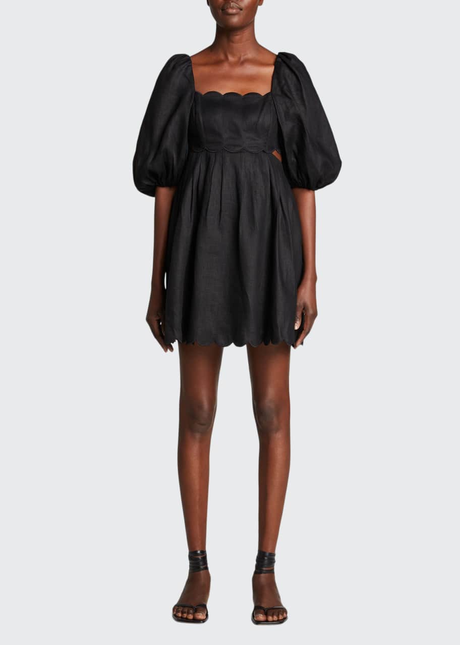 Zimmermann Mae Cutout Mini Dress - Bergdorf Goodman