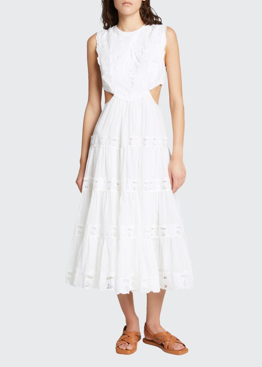 Zimmermann Cassia Yoke Dress - Bergdorf Goodman