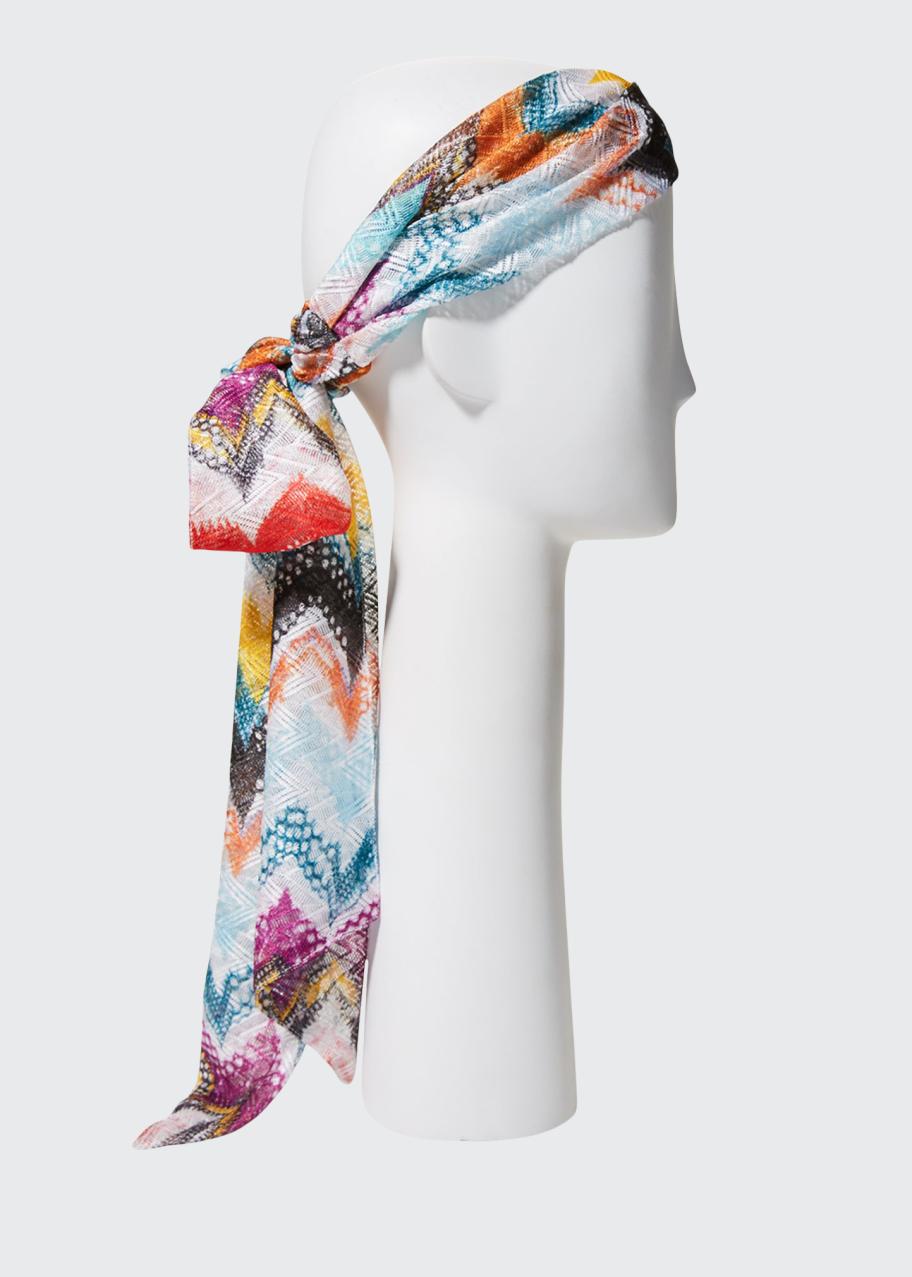 Missoni Knit Self-Tie Headband - Bergdorf Goodman display picture 3