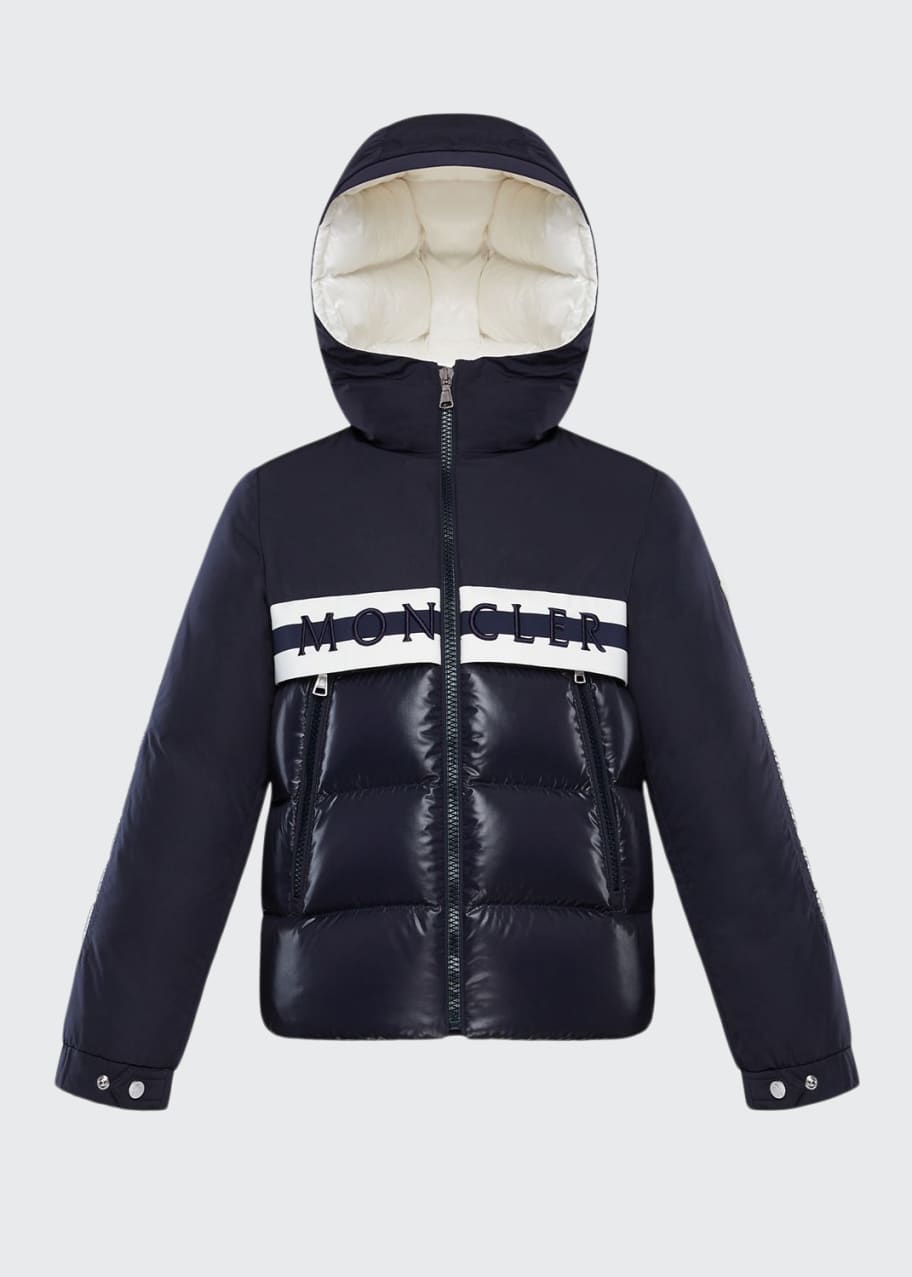 モンクレール　パーカー　14 anni Moncler Boy's Hanim Logo Hooded Parka, Size 8-14 - Bergdorf Goodman