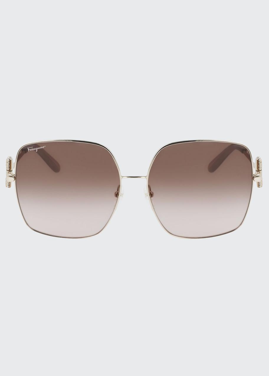 Ferragamo glasses with Swarovski Crystals Salvatore Ferragamo 2168-B Sunglasses Swarovski Stones with  main image 3