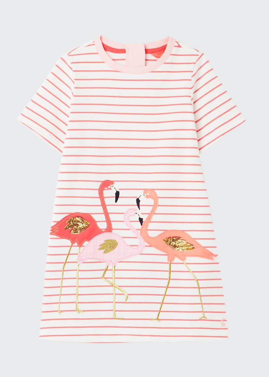 Joules shop flamingo dress