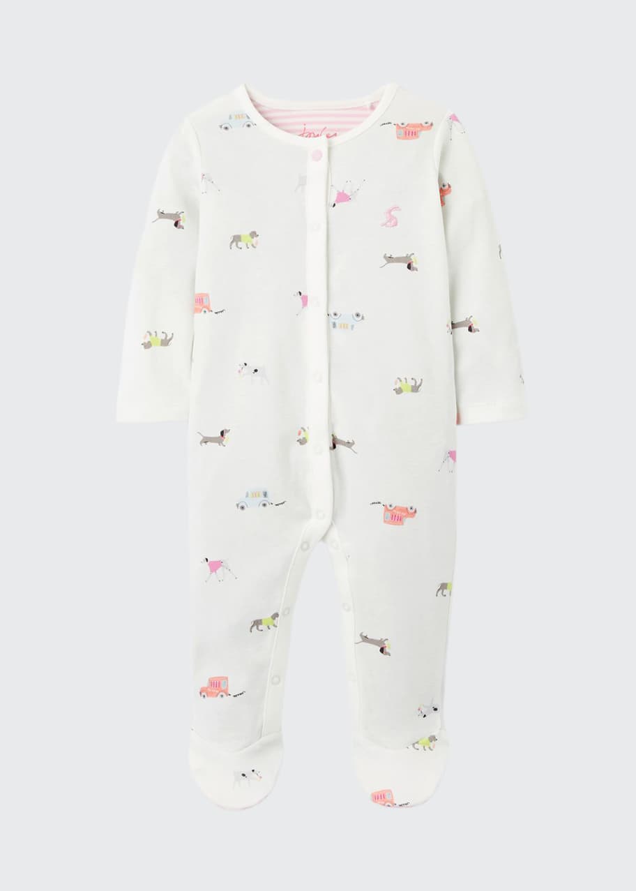 Joules Kid's Razamataz Dog Footie Pajamas, Size 09M Bergdorf Goodman