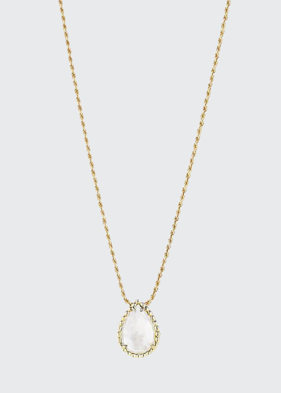 Boucheron Serpent Boheme Small Mother-of-Pearl Necklace in Yellow Gold ...