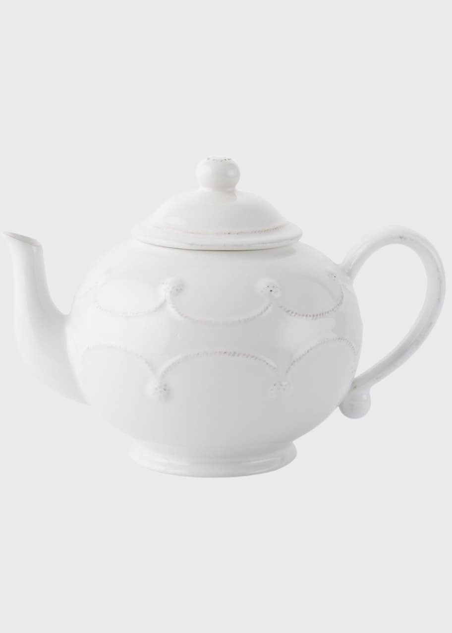Image 1 of 1: Berry & Thread Teapot - Whitewash