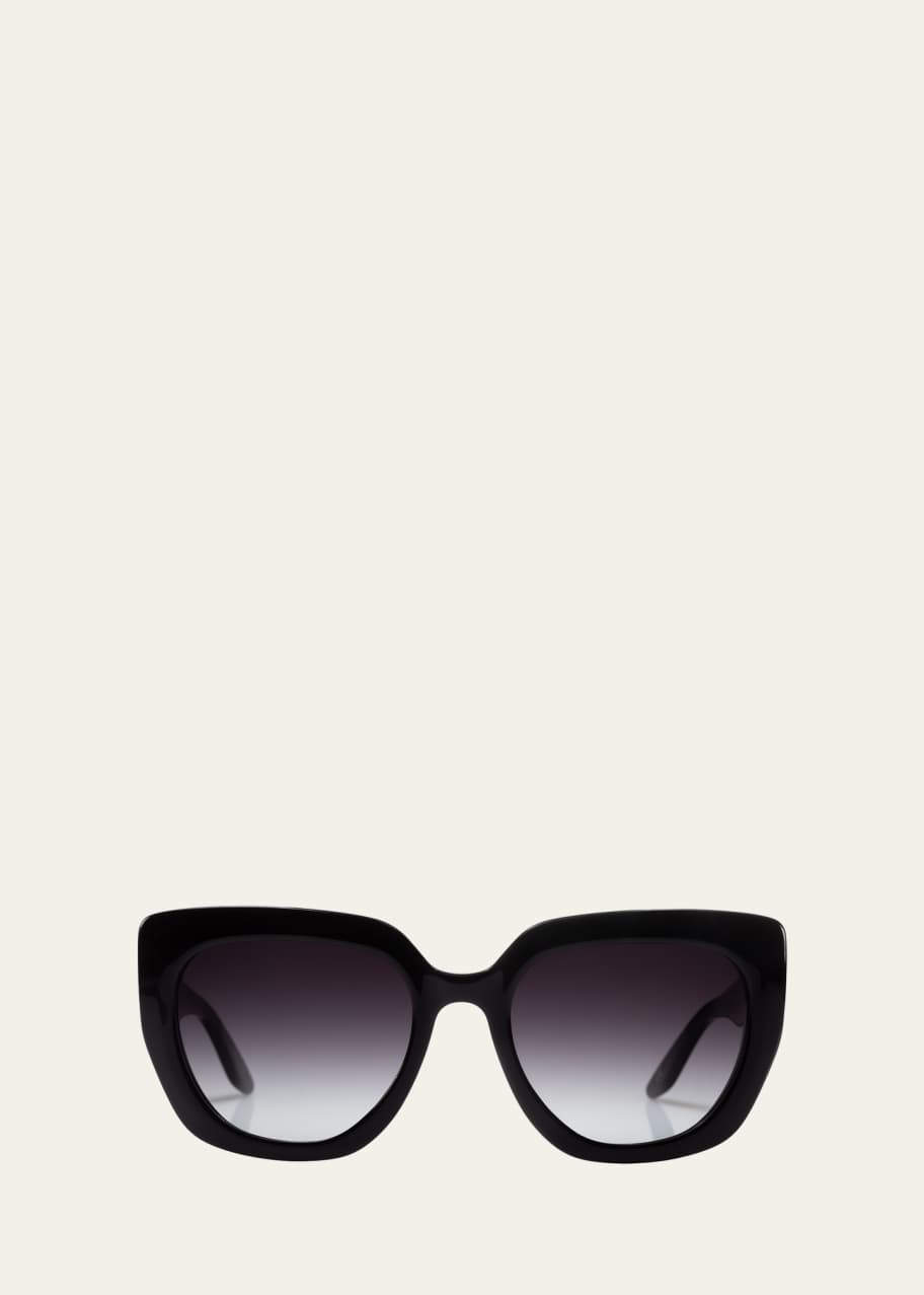 Image 1 of 1: Akahi Oversized Acetate Cat-Eye Sunglasses