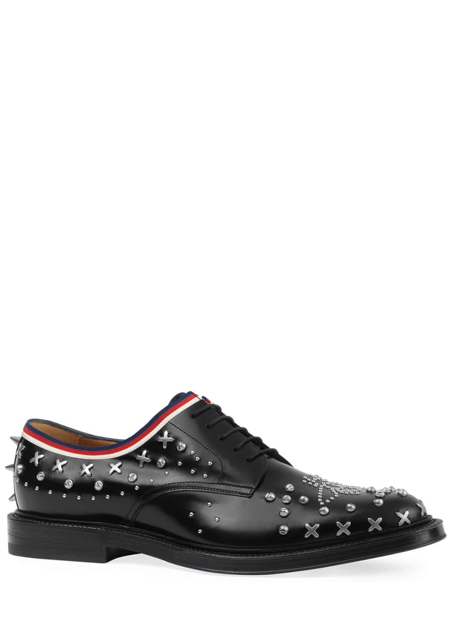 Gucci shoes studs hot sale