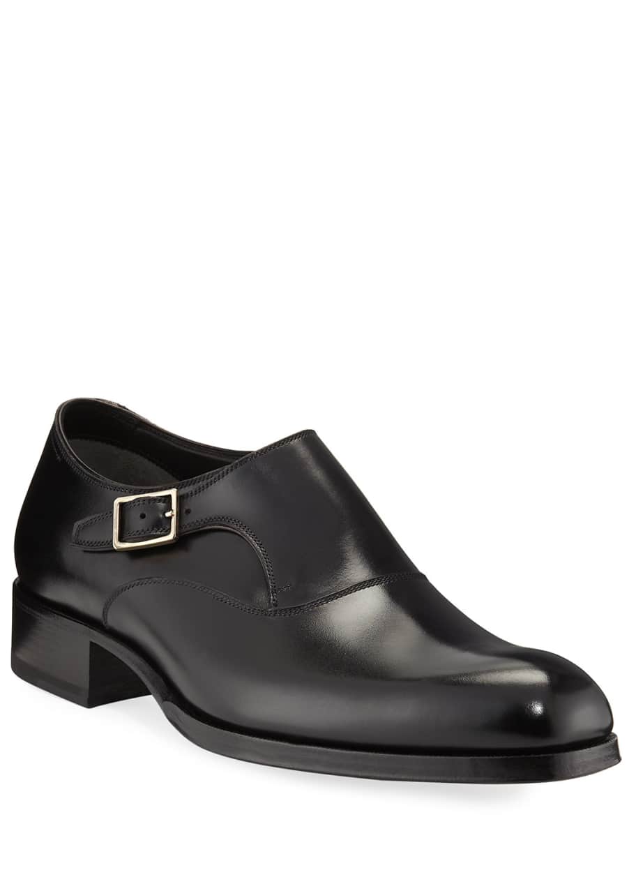 Image 1 of 1: Edgar Calf Leather Monk Shoe