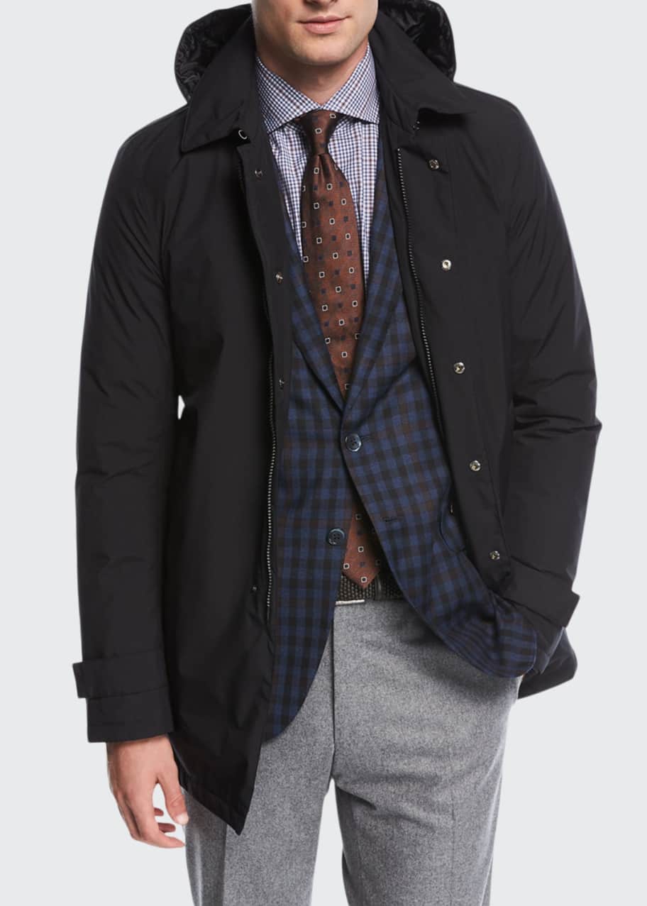 Laminar City Trench Coat w Hood