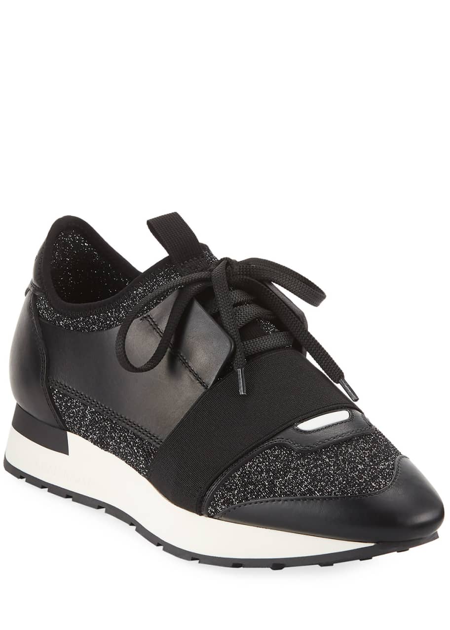 Balenciaga Classic Stretch-Leather Sneakers - Bergdorf Goodman