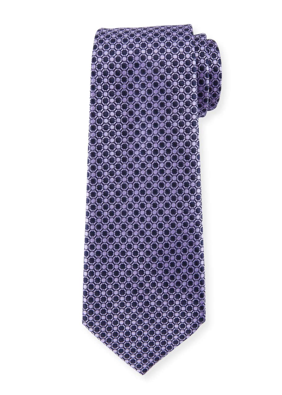 Image 1 of 1: Connected Circles Silk Tie