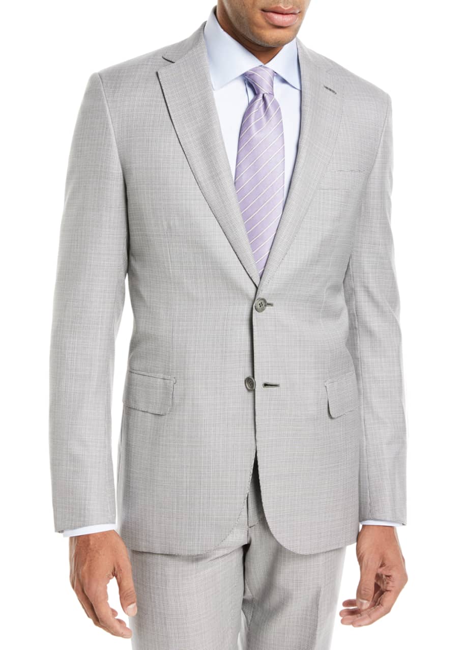Brioni Houndstooth Wool-Silk Two-Piece Suit - Bergdorf Goodman