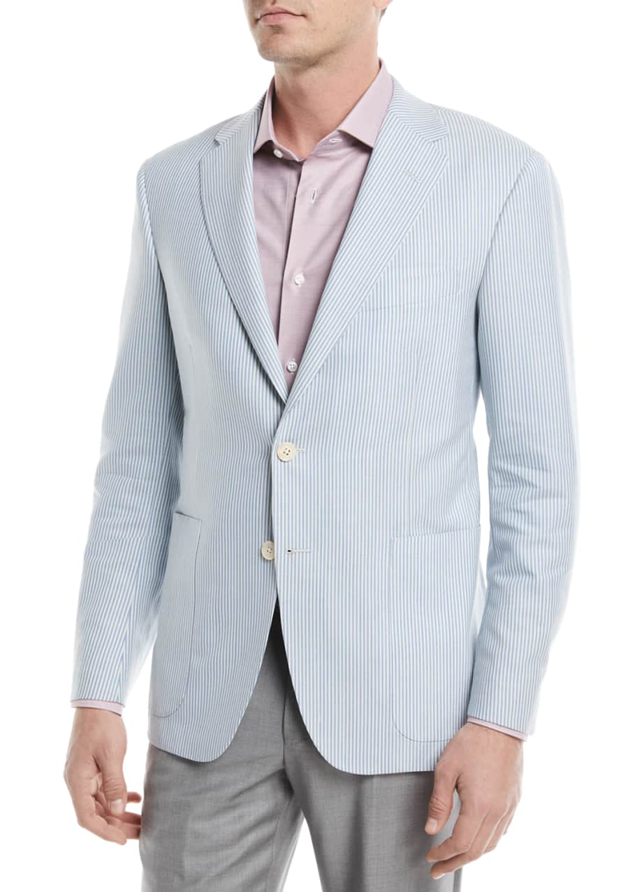 Oxxford Striped Sport Coat Bergdorf Goodman