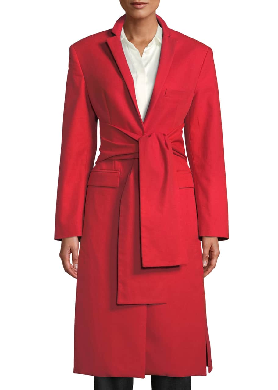 Image 1 of 1: Trust Your Instincts Wool-Cashmere Long Coat