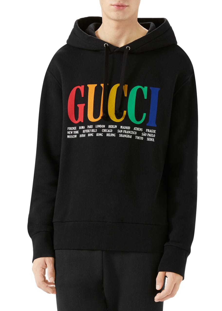 Gucci Men's Multicolor Vintage Logo Hoodie Bergdorf Goodman