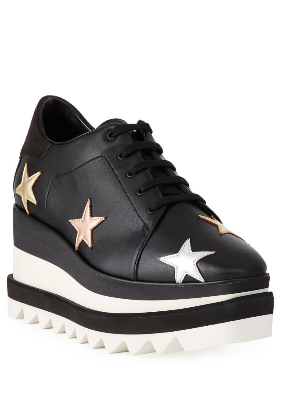 Image 1 of 1: Elyse Stars Platform Sneaker