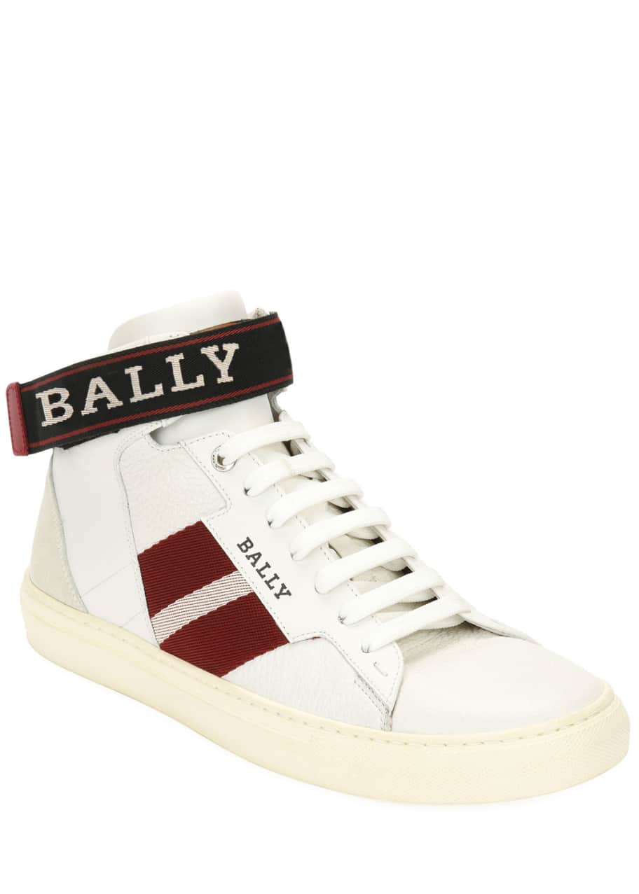 Bally Men's Heros High-Top Sneakers with Ankle Grip-Strap - Bergdorf ...