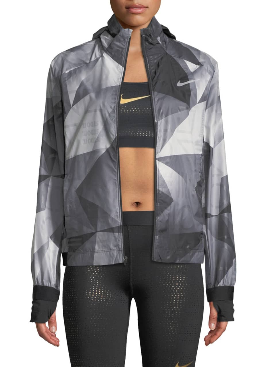 Nike shield online convertible jacket women's