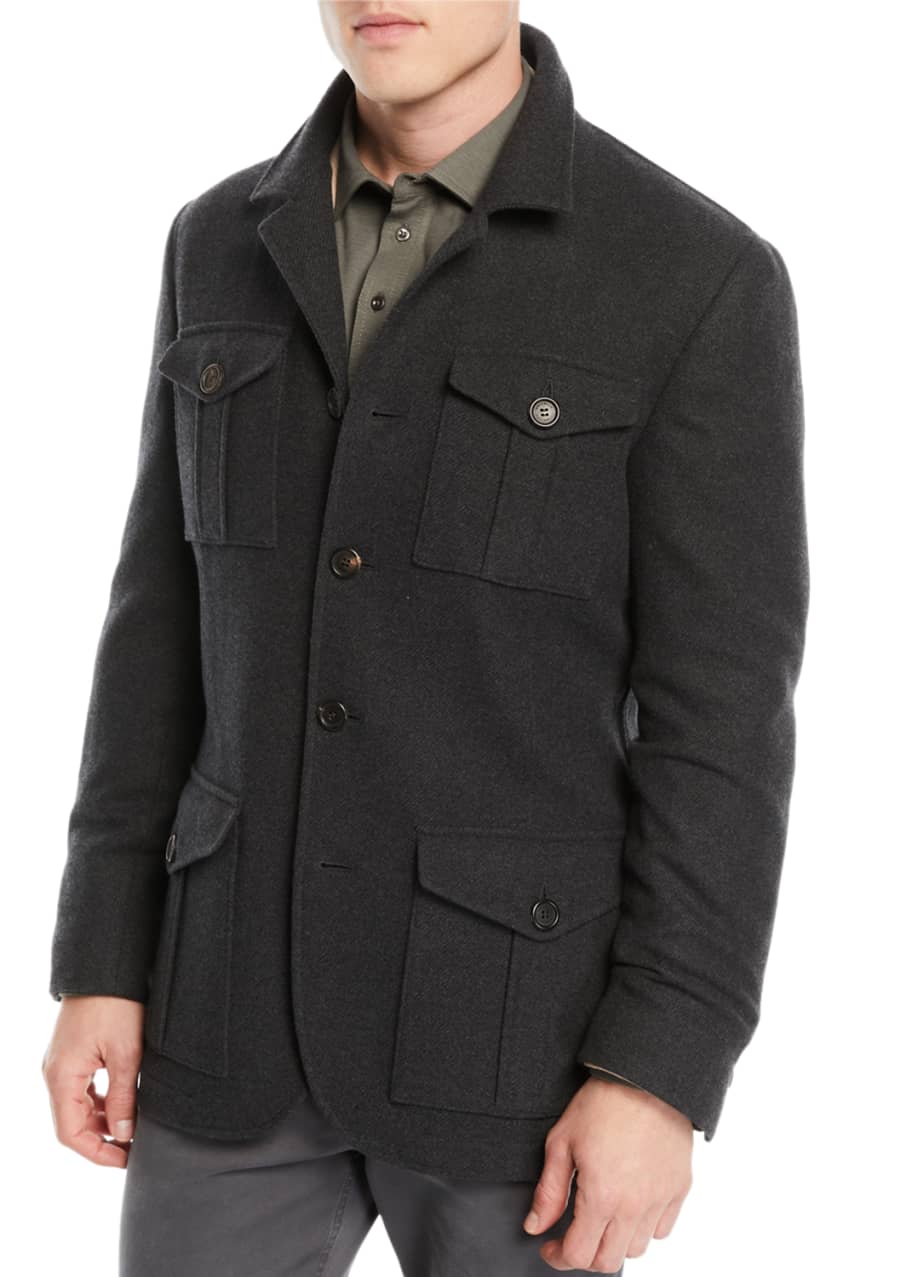 Brunello cucinelli safari jacket cheap
