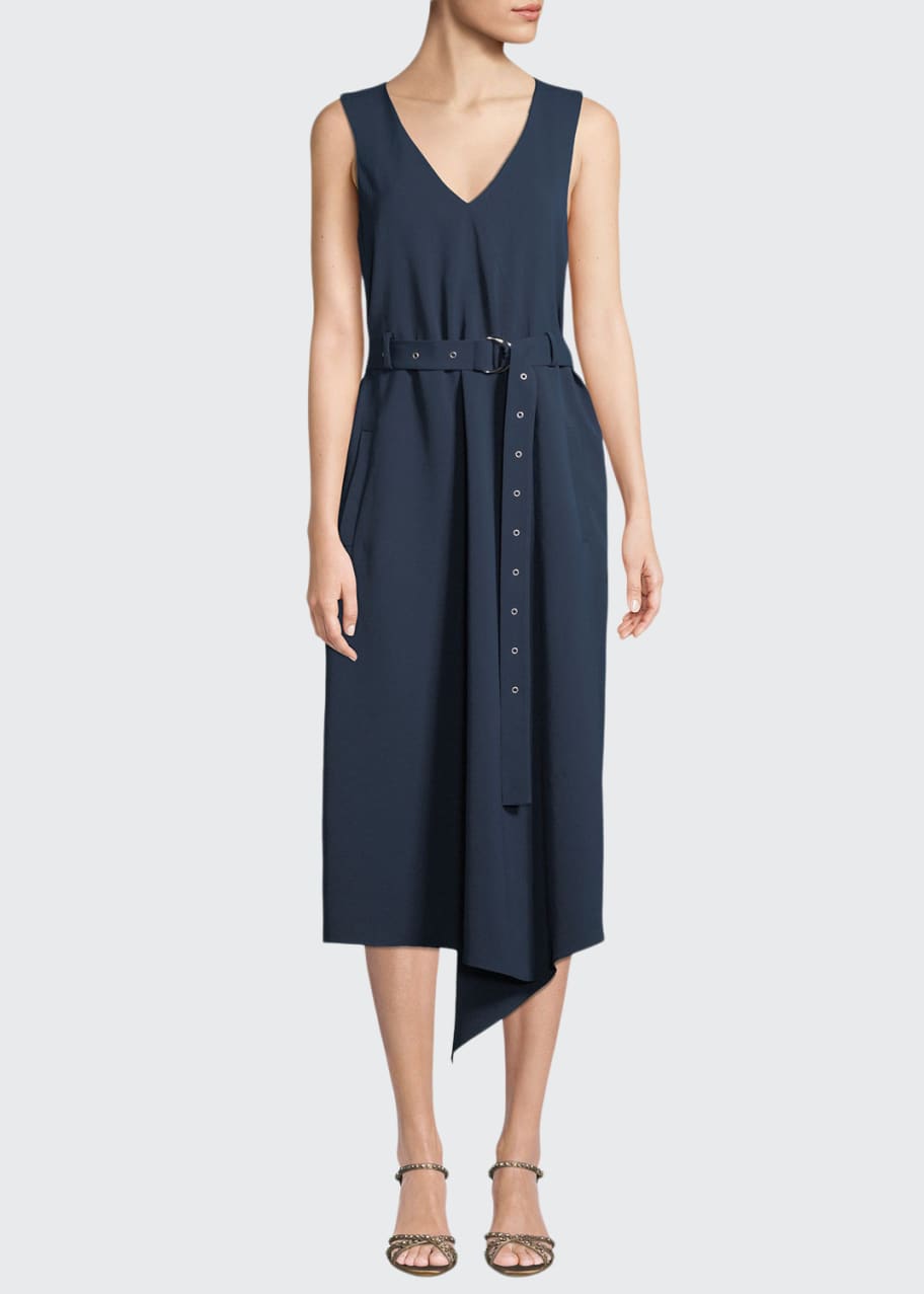 Tibi top belted dress