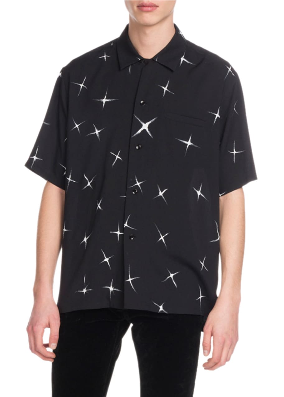 Saint laurent on sale shooting star shirt