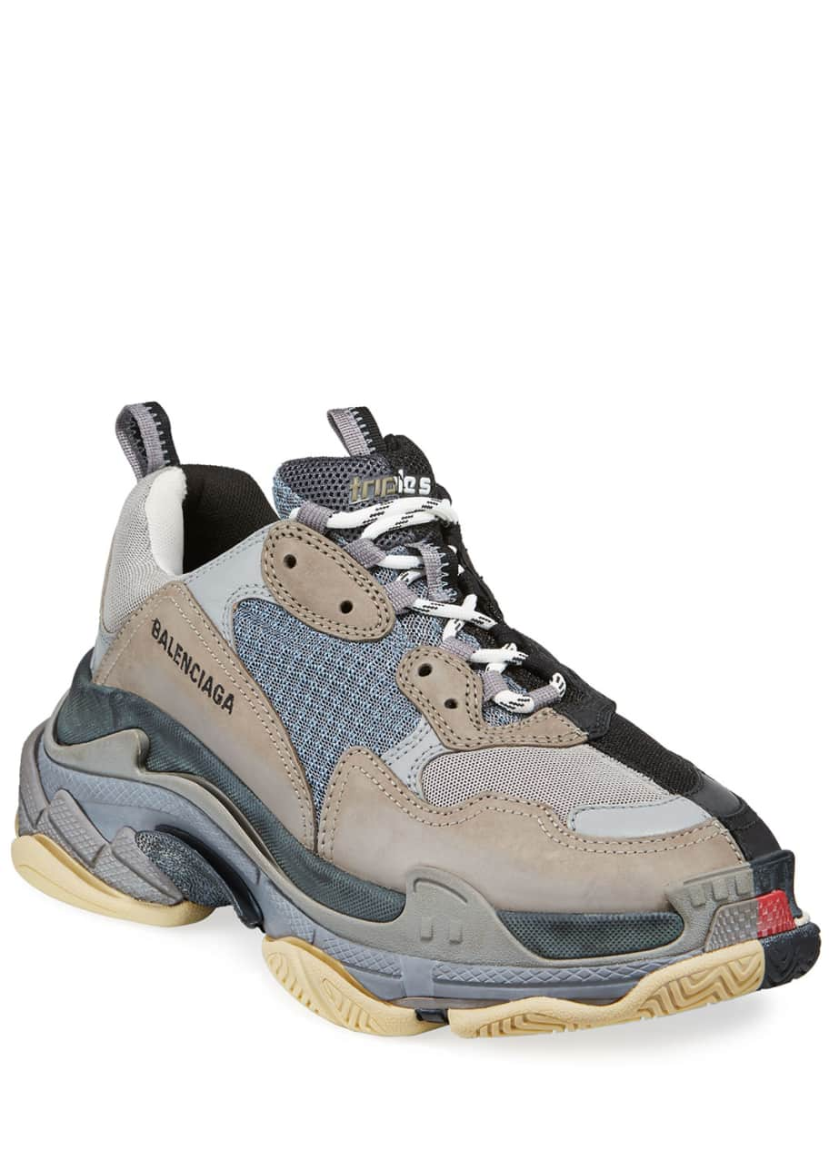 Balenciaga Men's Split Triple S Dad Sneakers - Bergdorf Goodman