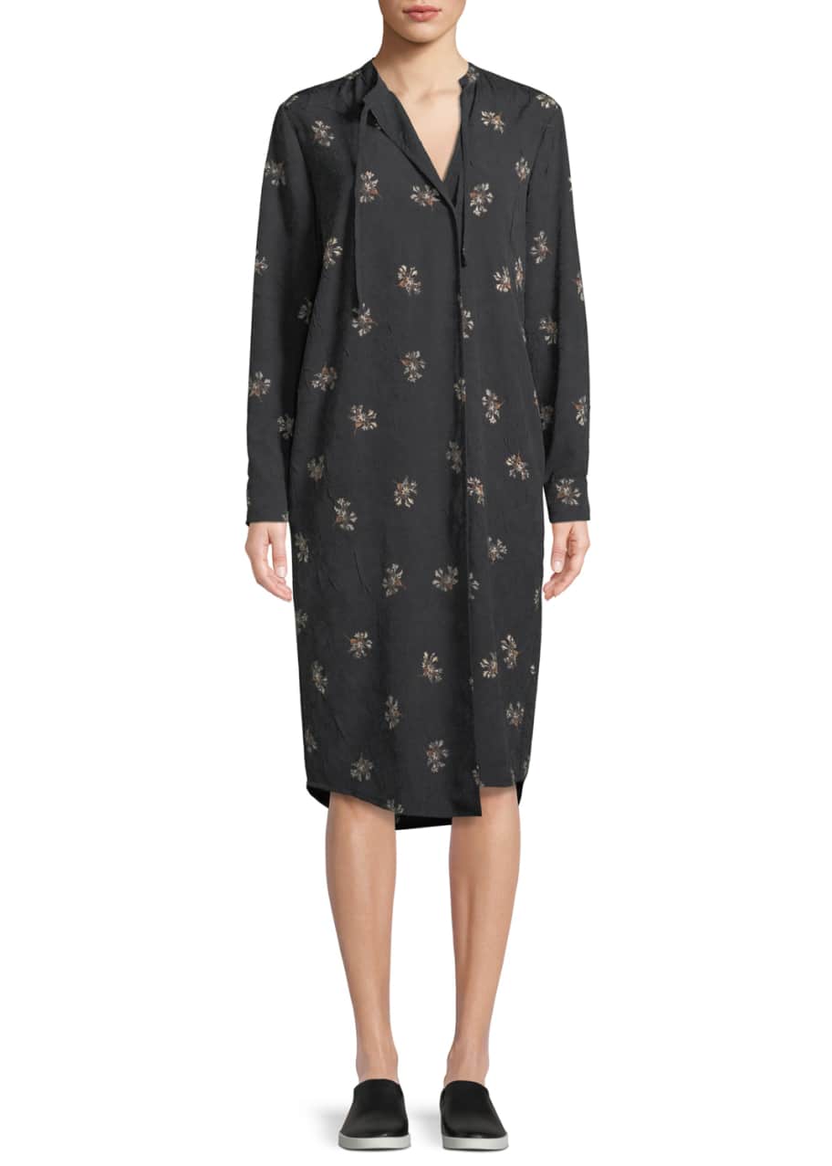 Vince tossed deals bouquet tie dress