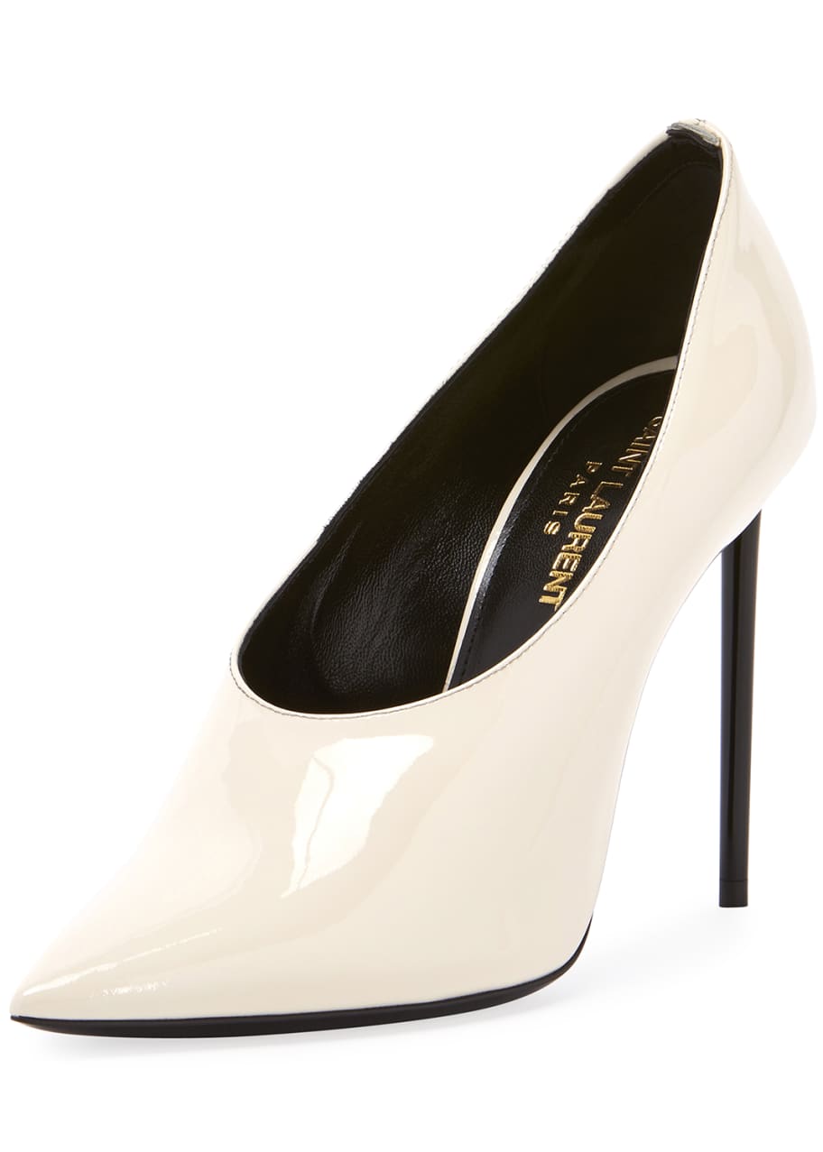 Teddy High Vamp Patent Leather Pumps