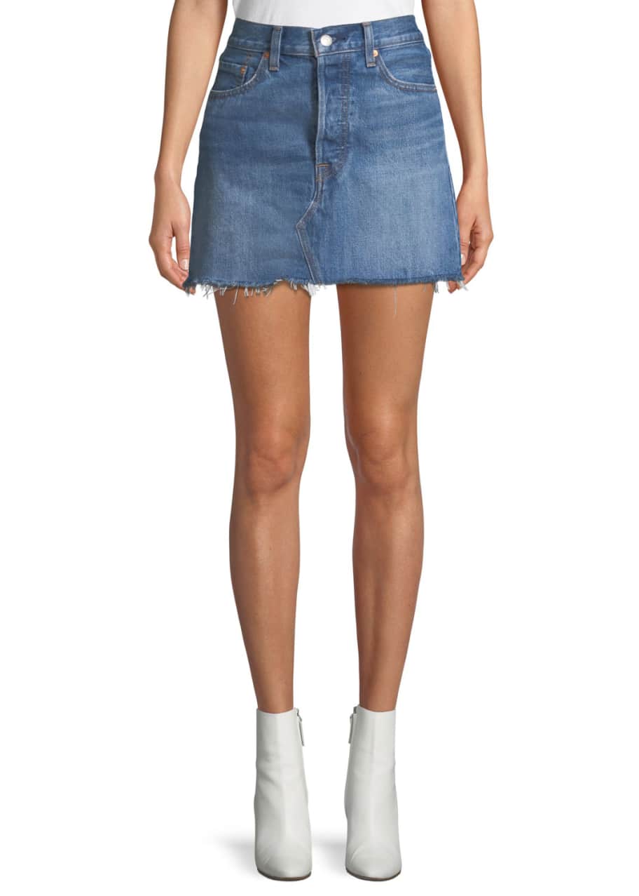 Levi's premium discount deconstructed skirt
