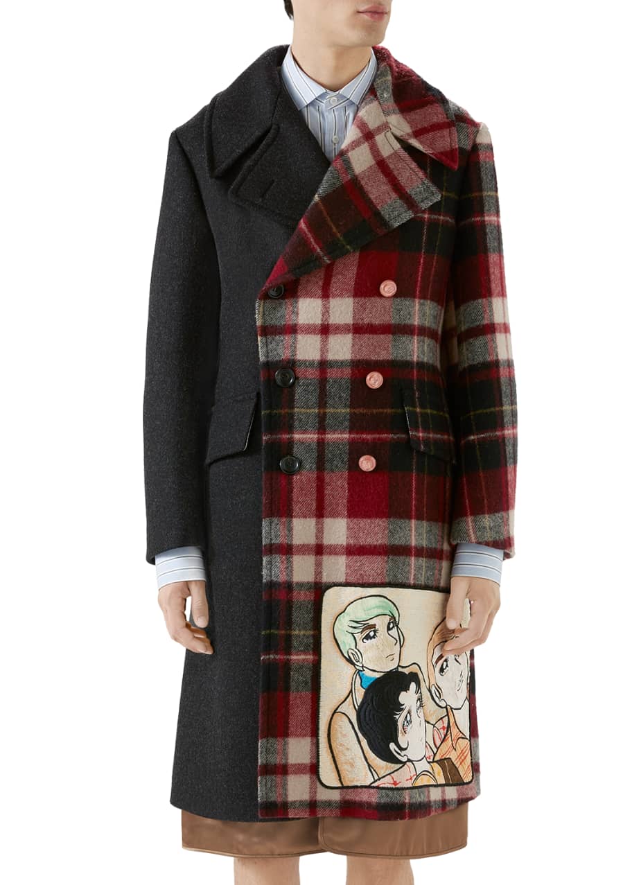Gucci wool coat mens outlet