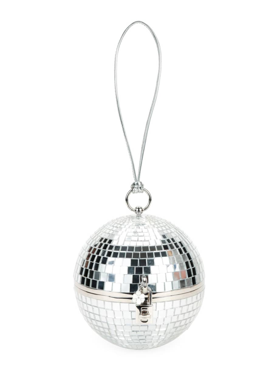 Image 1 of 1: Disco Ball Secret and Diamonds Clutch Bag