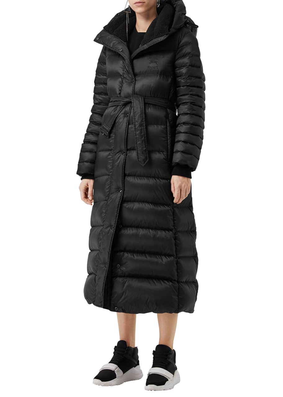 Burberry Single-Breasted Belted Puffer Coat - Bergdorf Goodman