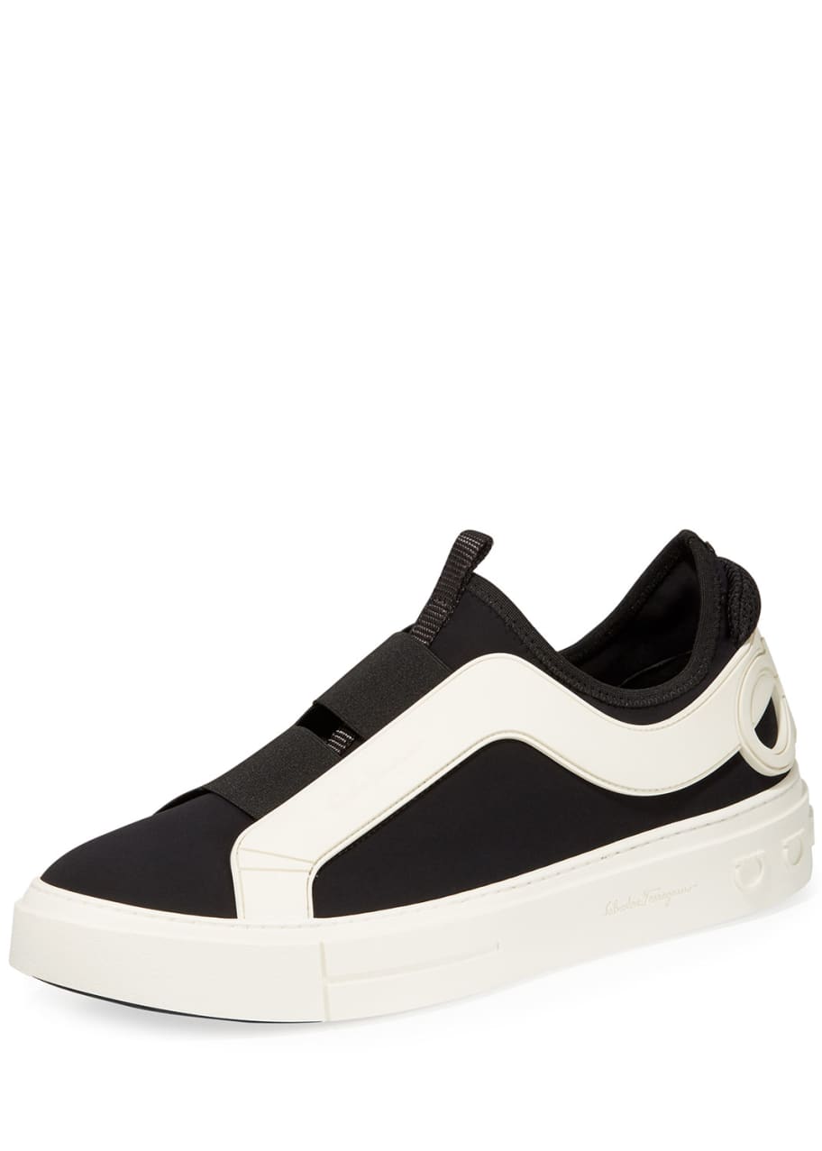 Salvatore ferragamo slip shop on sneakers