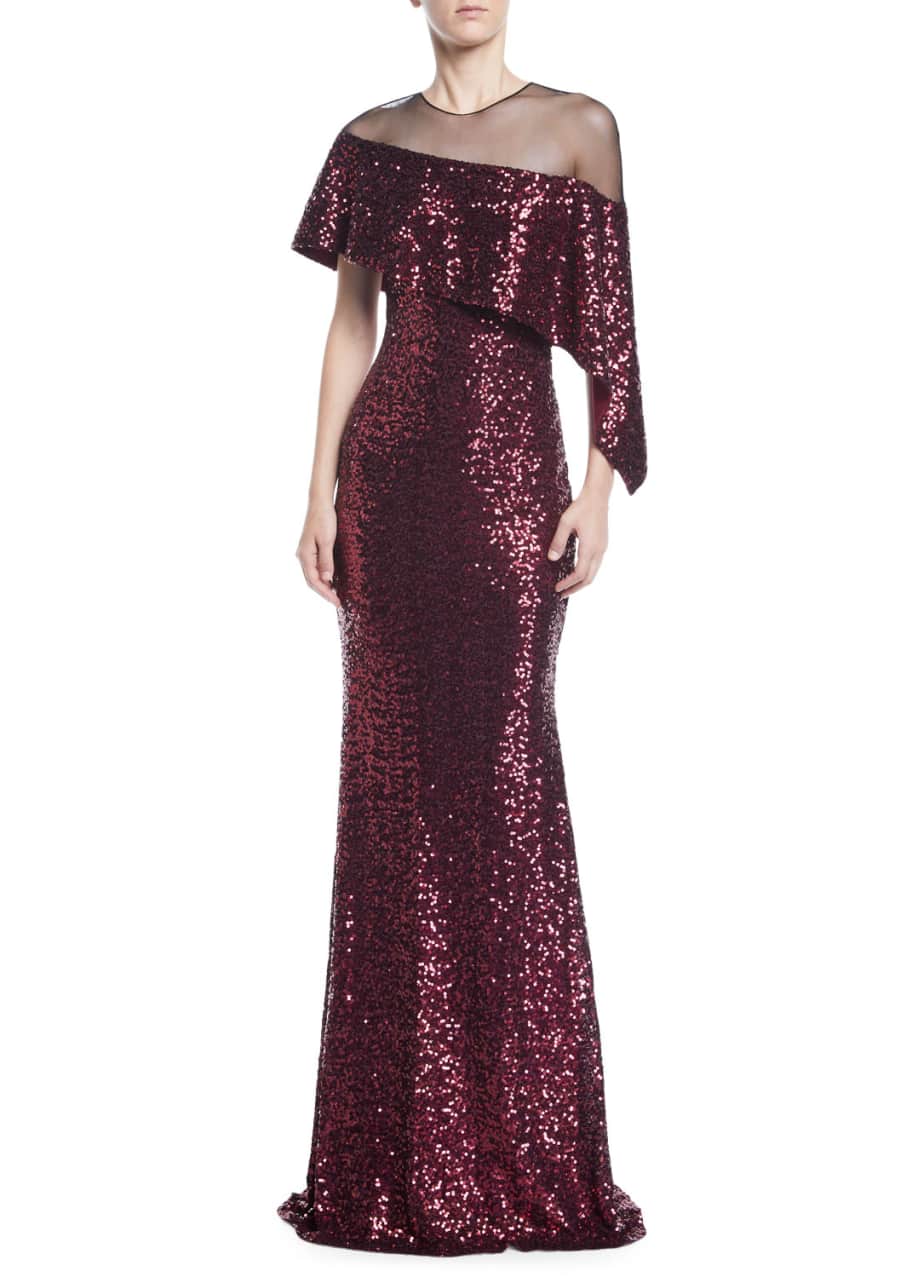 badgley mischka cape