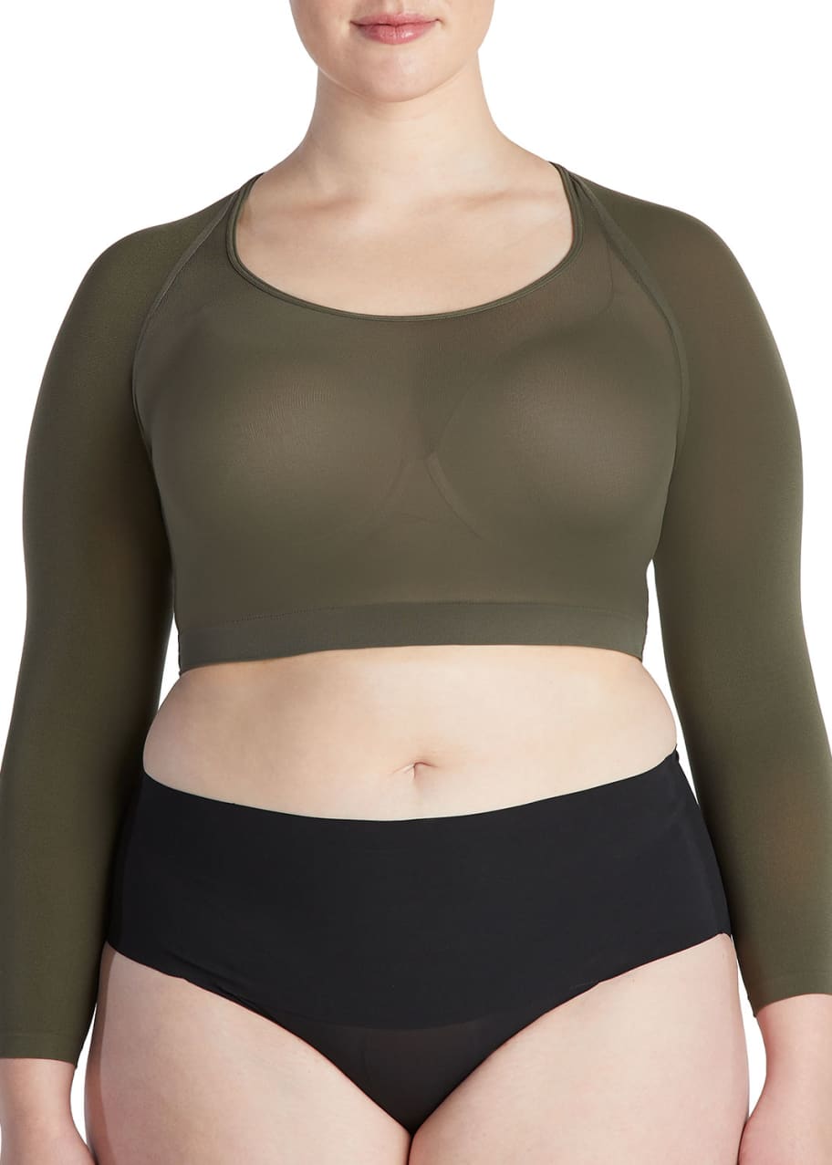 Spanx Arm Tights Solid Layering Crop Top - Bergdorf Goodman