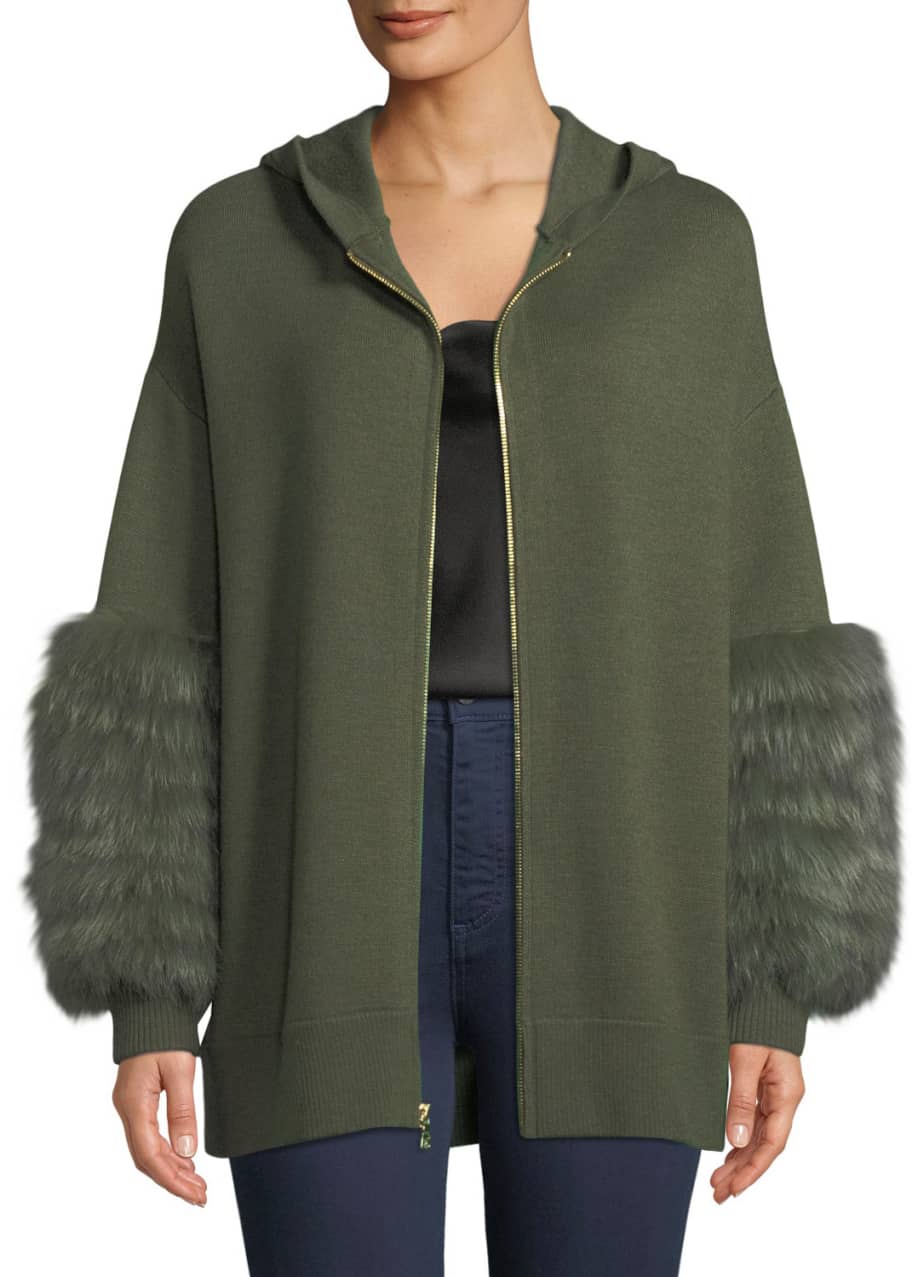 Alice and discount olivia fur sweater