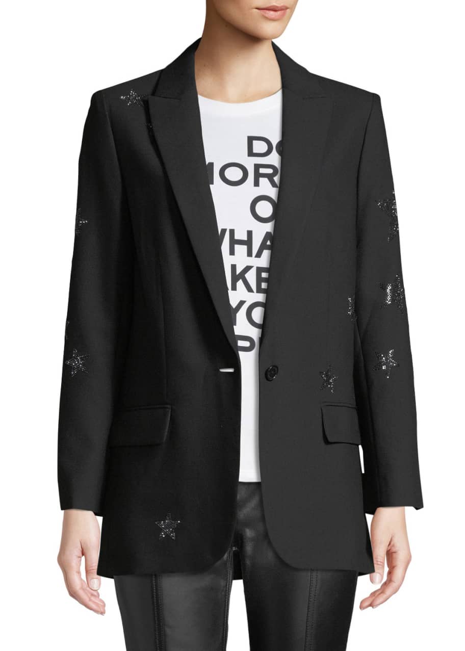 Zadig and cheap voltaire embellished blazer