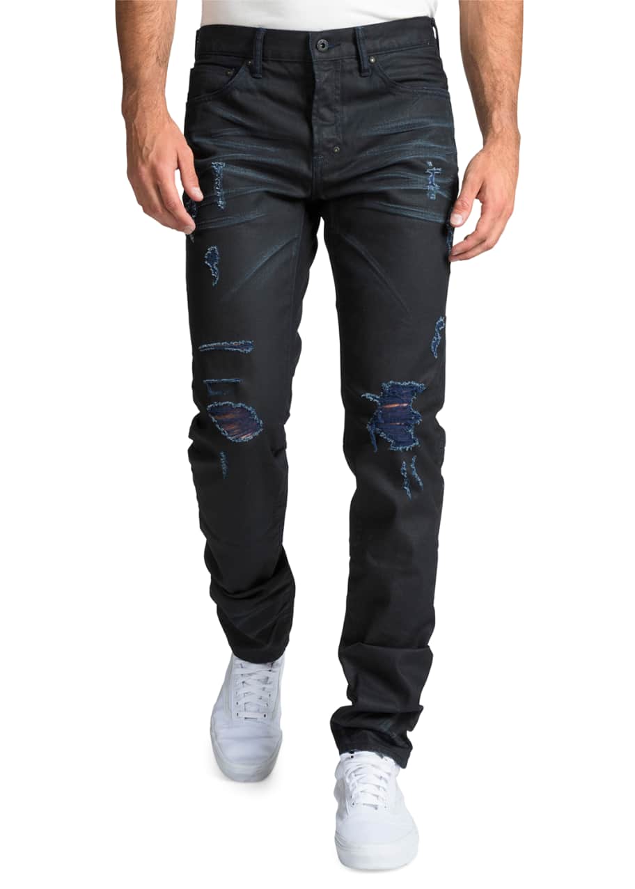 PRPS Men's Le Sabre Repaired-Distressed Jeans - Bergdorf Goodman