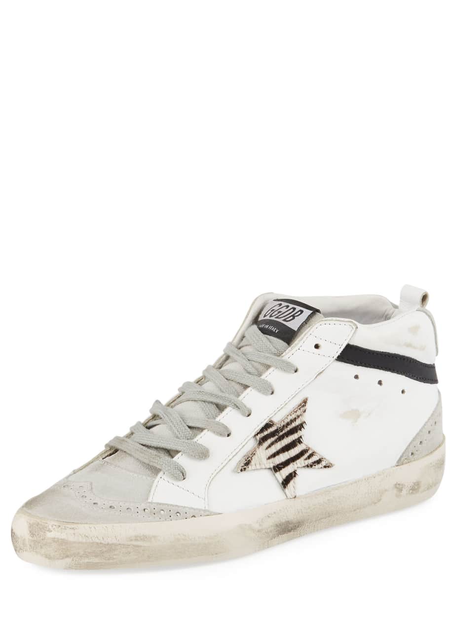 Golden goose mid star zebra online