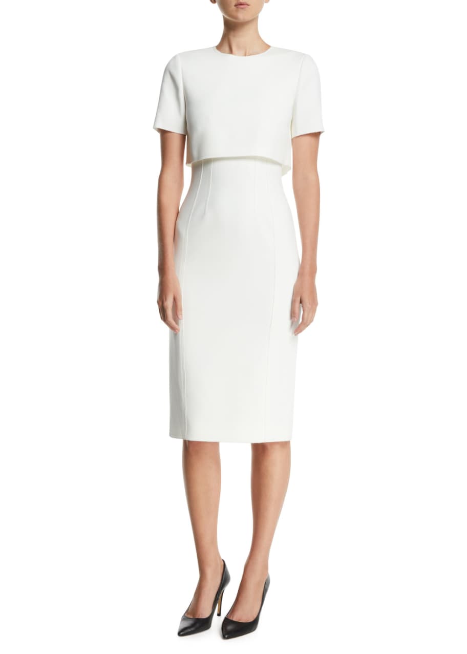 Jason wu crepe sheath dress sales